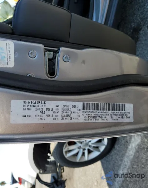 2016 Dodge Journey Sxt z USA, uszkodzony, nr VIN 3C4PDCBG2GT157430